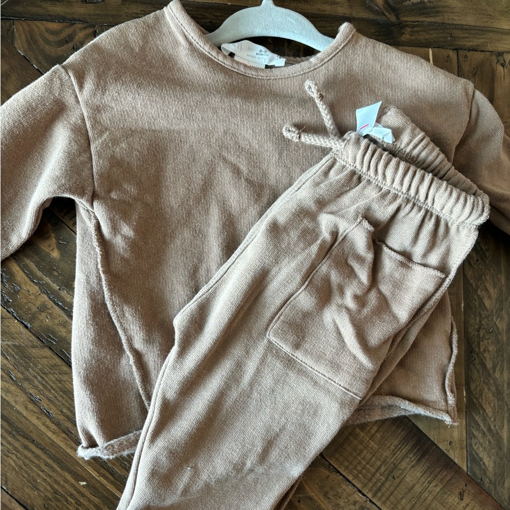 Zara infant jogger set